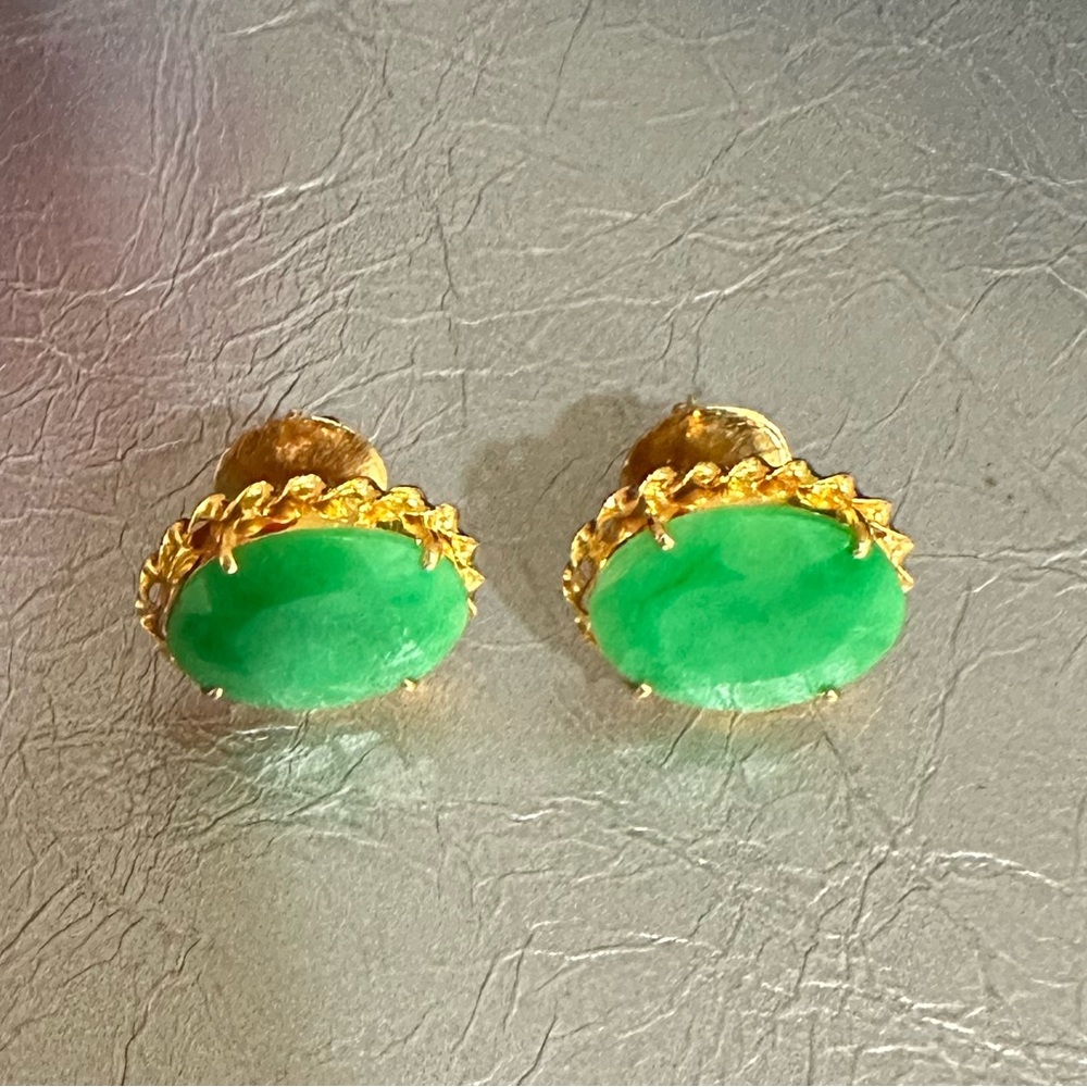 Jade earrings - Picture 4 of 4